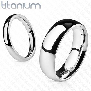 Titánium karikagyűrű, 4 mm - Nagyság: 50